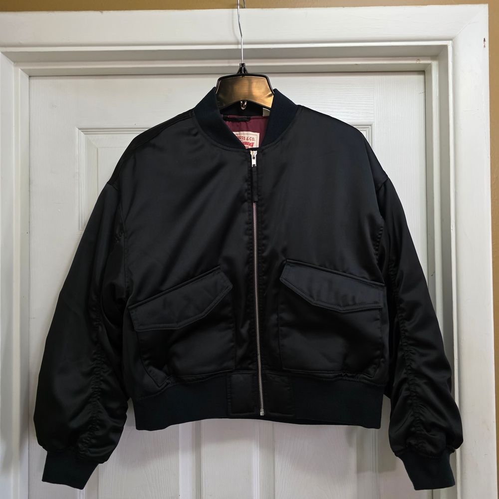 Levi's Black and Burgundy Jacket